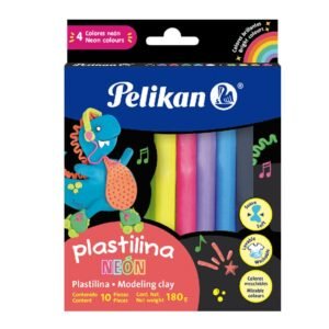 PLASTILINA PELIKAN*10(06700005)NEON