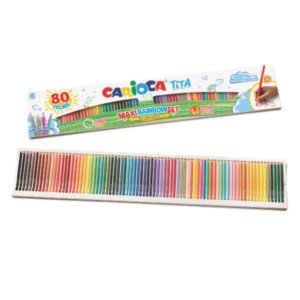 LAPIZ CARIOCA TITA(42890)SET*80 3MM