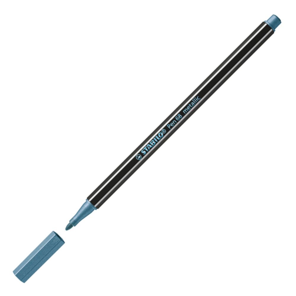 MICROFIBRA POINT 68/41 METALLIC CELESTE