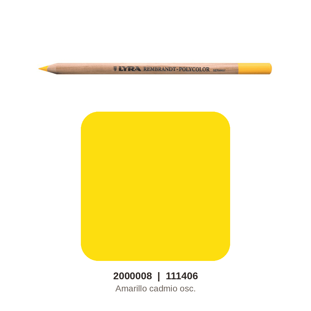 Lapiz Lyra Rembrandt Polycolor 008 Amarillo Canario