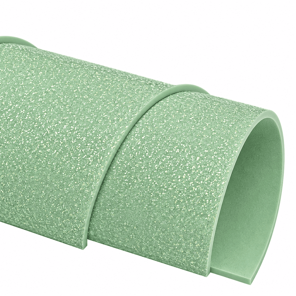 GOMA EVA GLITTER AGUA MARIN IRIDI