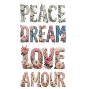 LAMINA TERMOT(208) A5 BORDADO LOVE