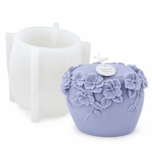 MOLDE V(H28-024K8) ESFERA CON FLORES