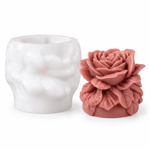 MOLDE V(H63-004G7)ROSA CON HOJAS