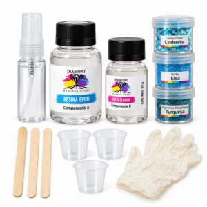 KIT RESINA DIAMONT(KB11)CELESTE
