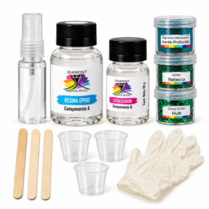 KIT RESINA DIAMONT(KB10)VERDE