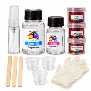 KIT RESINA DIAMONT(KB9)ROJO