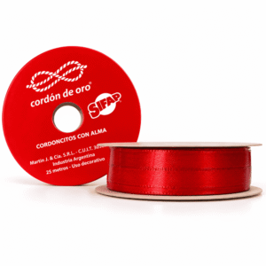 CINTA RASO N1 SIFAP(5250)ROJO(3M)(016